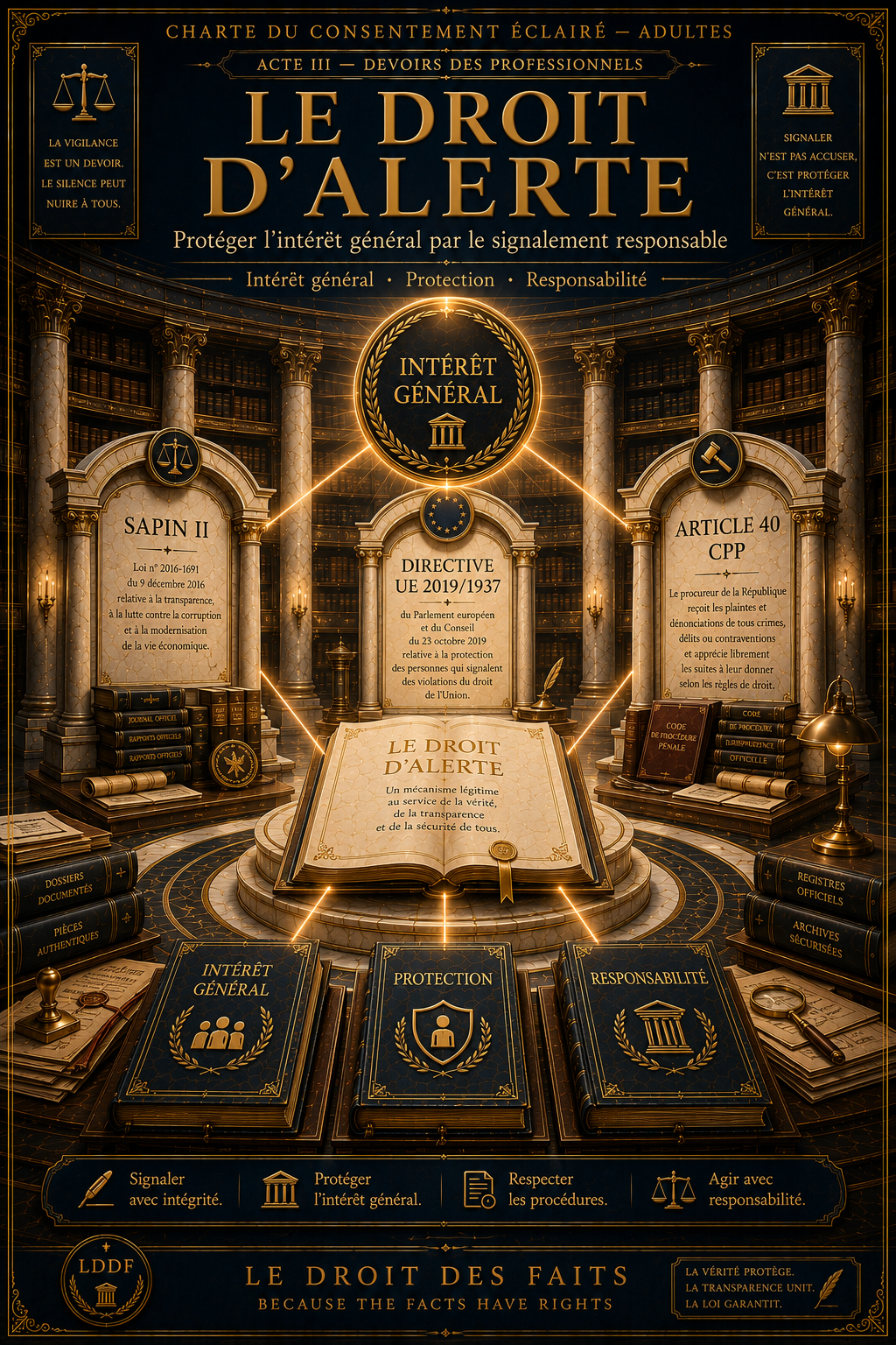 Le droit d'alerte — Sapin II, Directive UE 2019/1937, Article 40 CPP