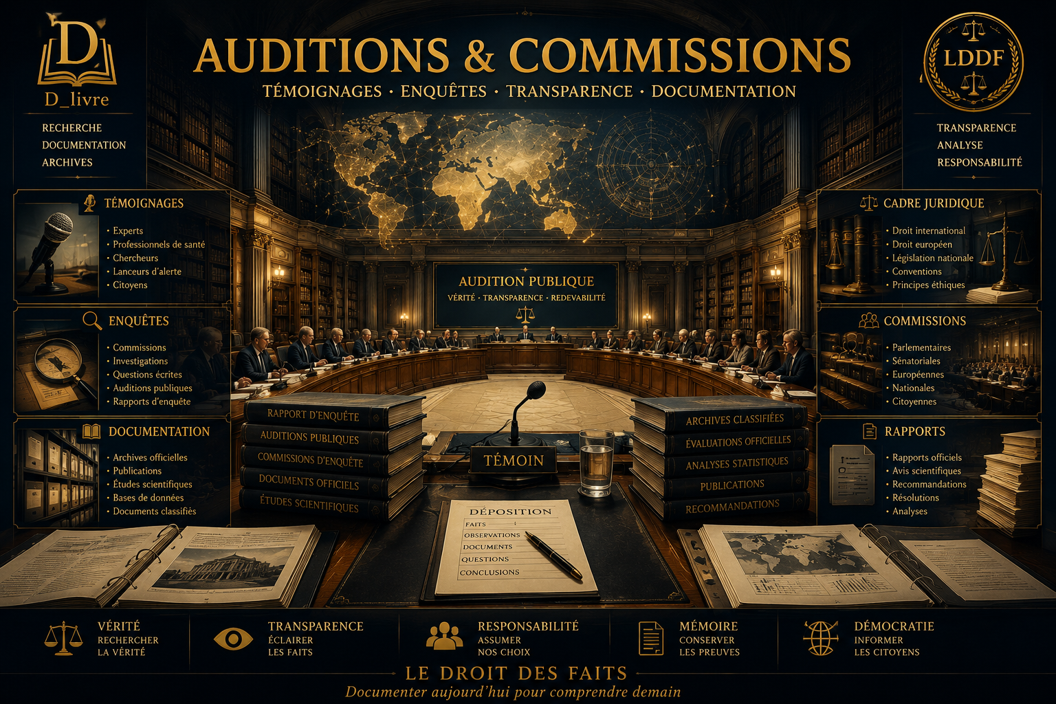 Auditions et commissions publiques