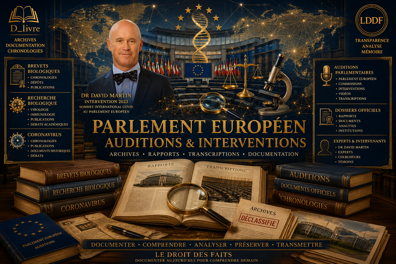 Dr David Martin — Parlement Européen · Sommet International COVID 2023