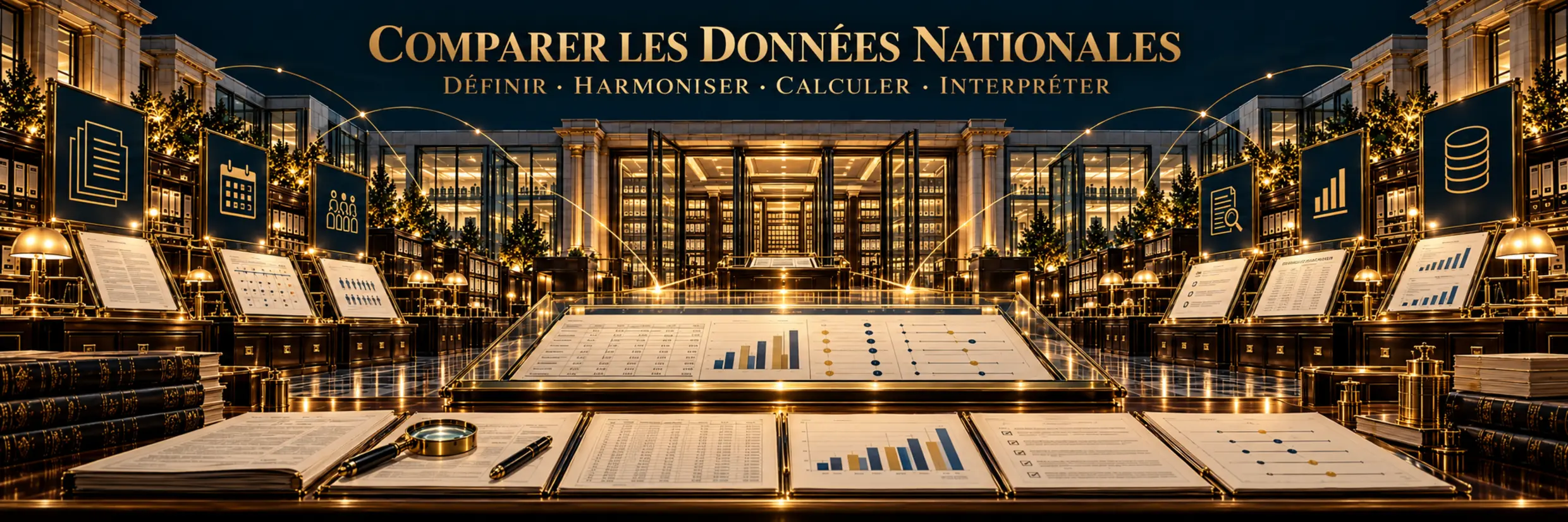Comparer les données nationales, définir, harmoniser, calculer et interpréter