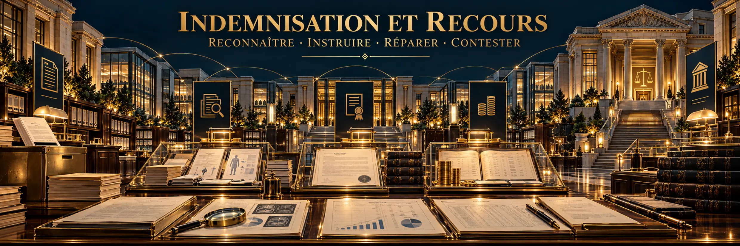 Indemnisation et recours, reconnaître, instruire, réparer et contester