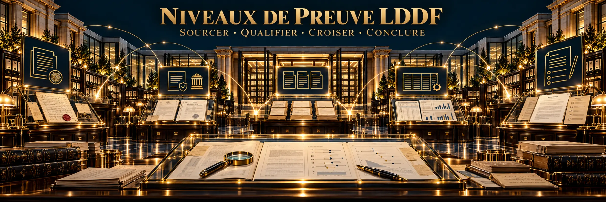 Niveaux de preuve LDDF, sourcer, qualifier, croiser et conclure