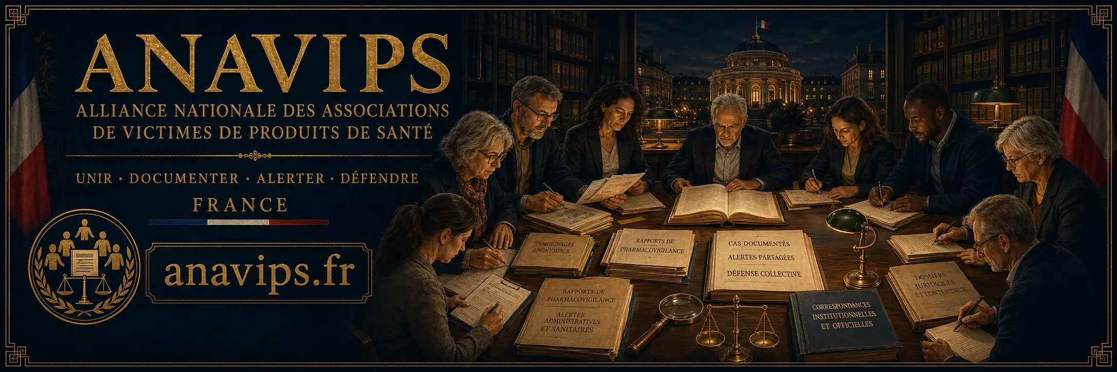 ANAViPS — Unir, Documenter, Alerter, Défendre
