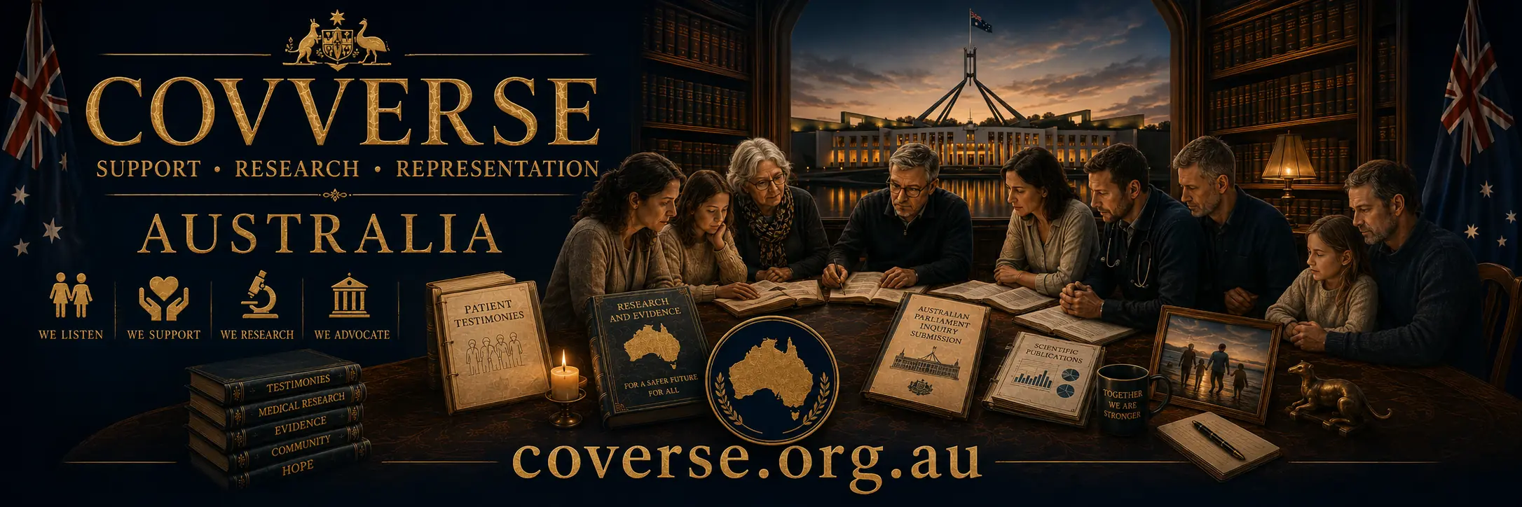 COVERSE — Science, Education, Community, Advocacy