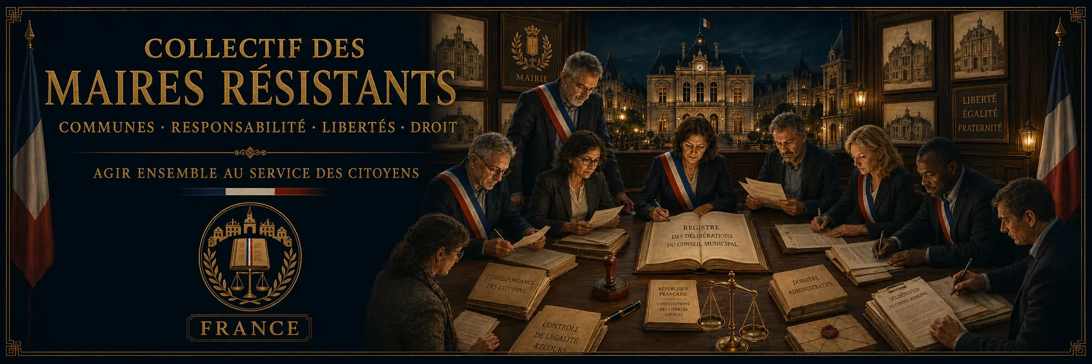 Collectif des Maires Résistants — Communes, Responsabilité, Libertés, Droit