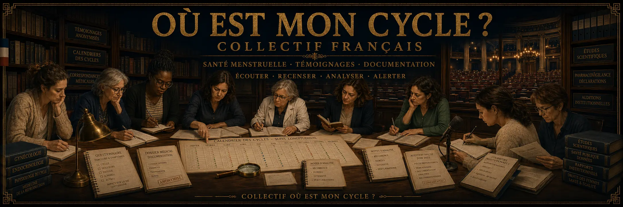 Où est mon cycle ? — Écouter, Recenser, Analyser, Alerter