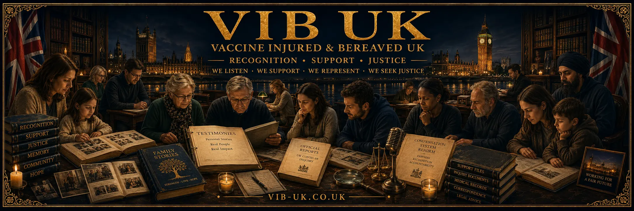 VIB UK — Recognition, Support, Justice