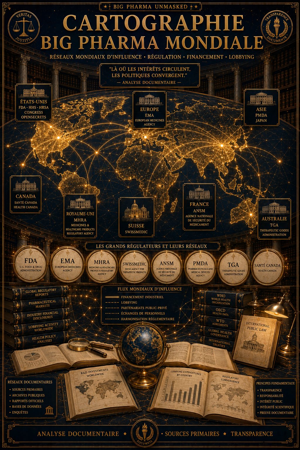 Cartographie Big Pharma mondiale