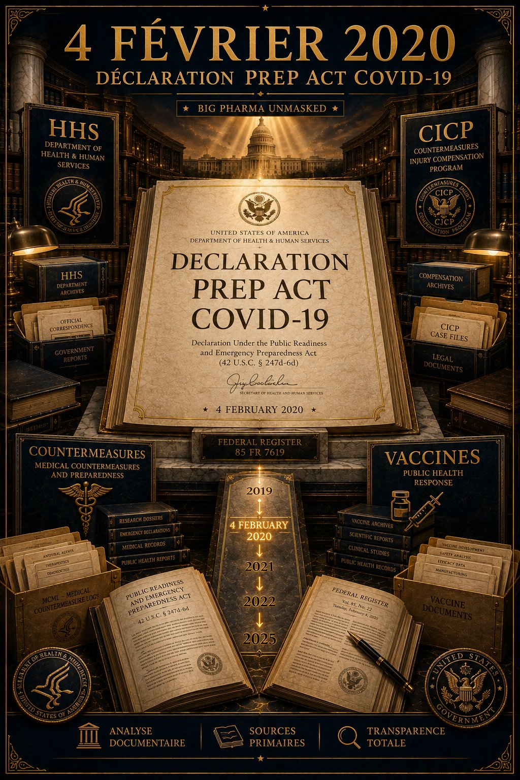 4 février 2020 — Déclaration PREP Act COVID-19