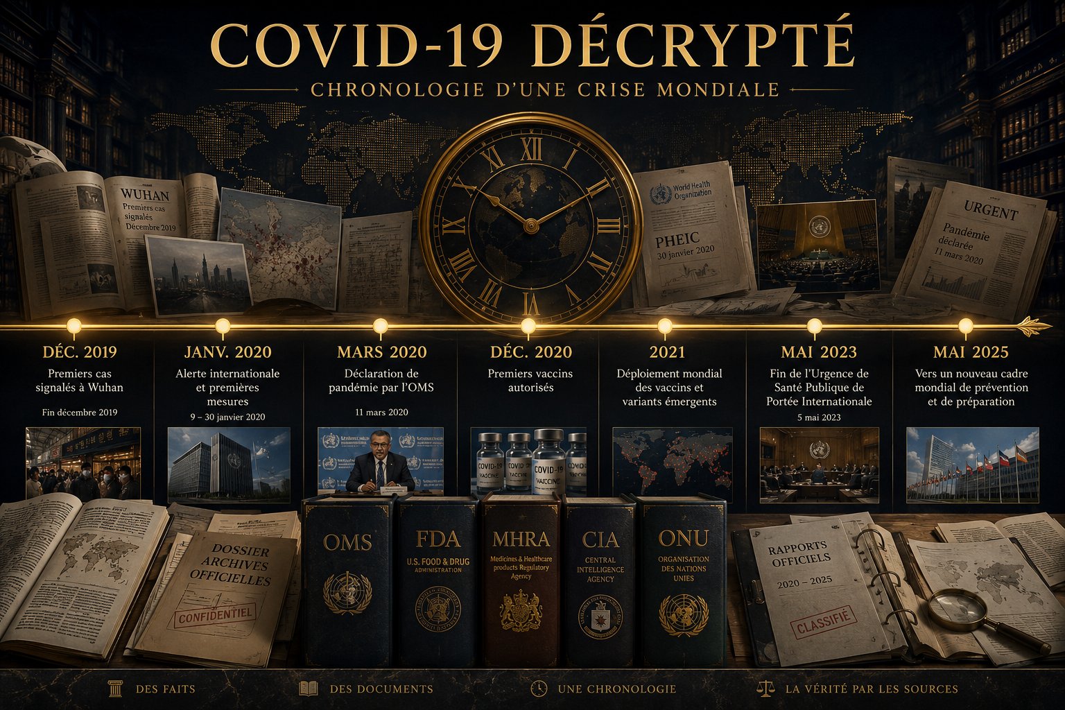 COVID-19 Décrypté chronologie d'une crise mondiale