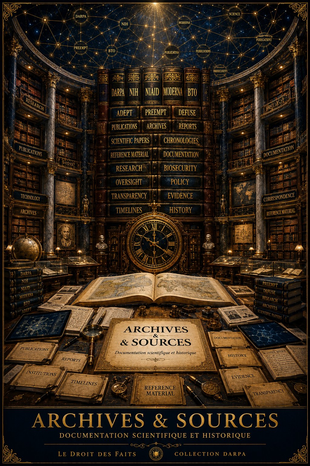 Archives & Sources — Documentation scientifique et historique · LDDF Collection DARPA