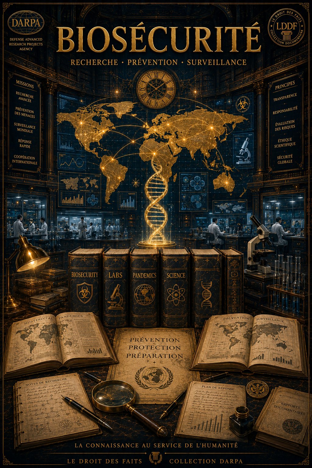 Biosécurité et recherche mondiale — DARPA · LDDF Collection