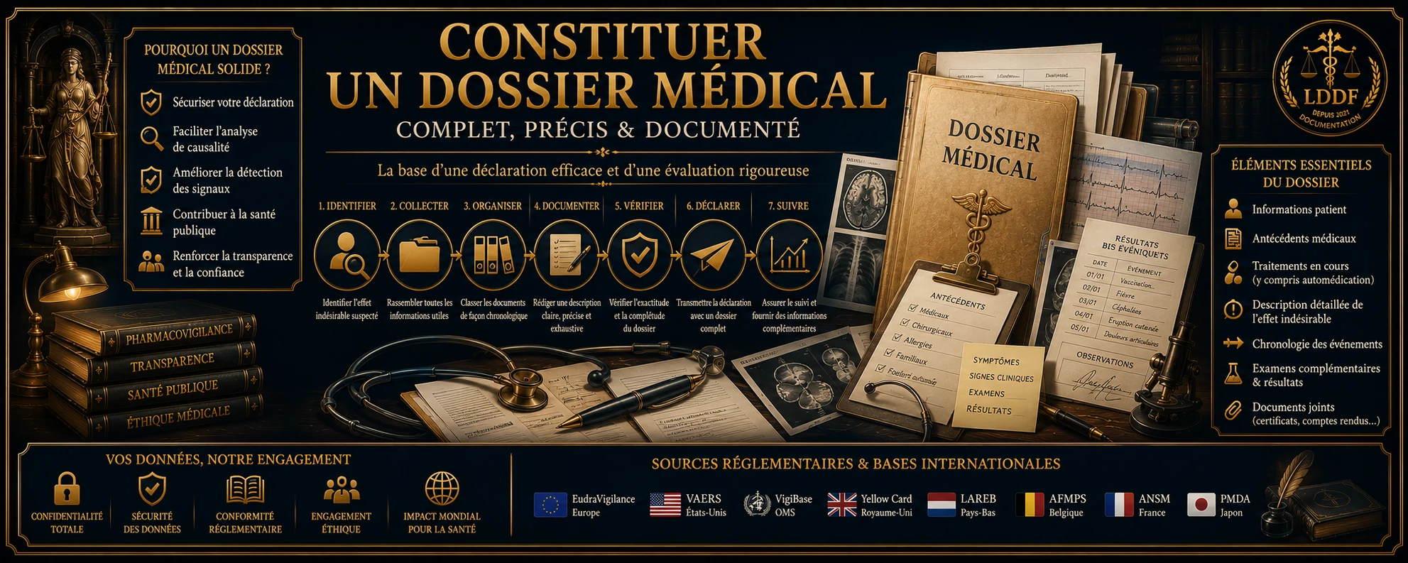 Constituer un Dossier Médical Documenté — Le Droit des Faits