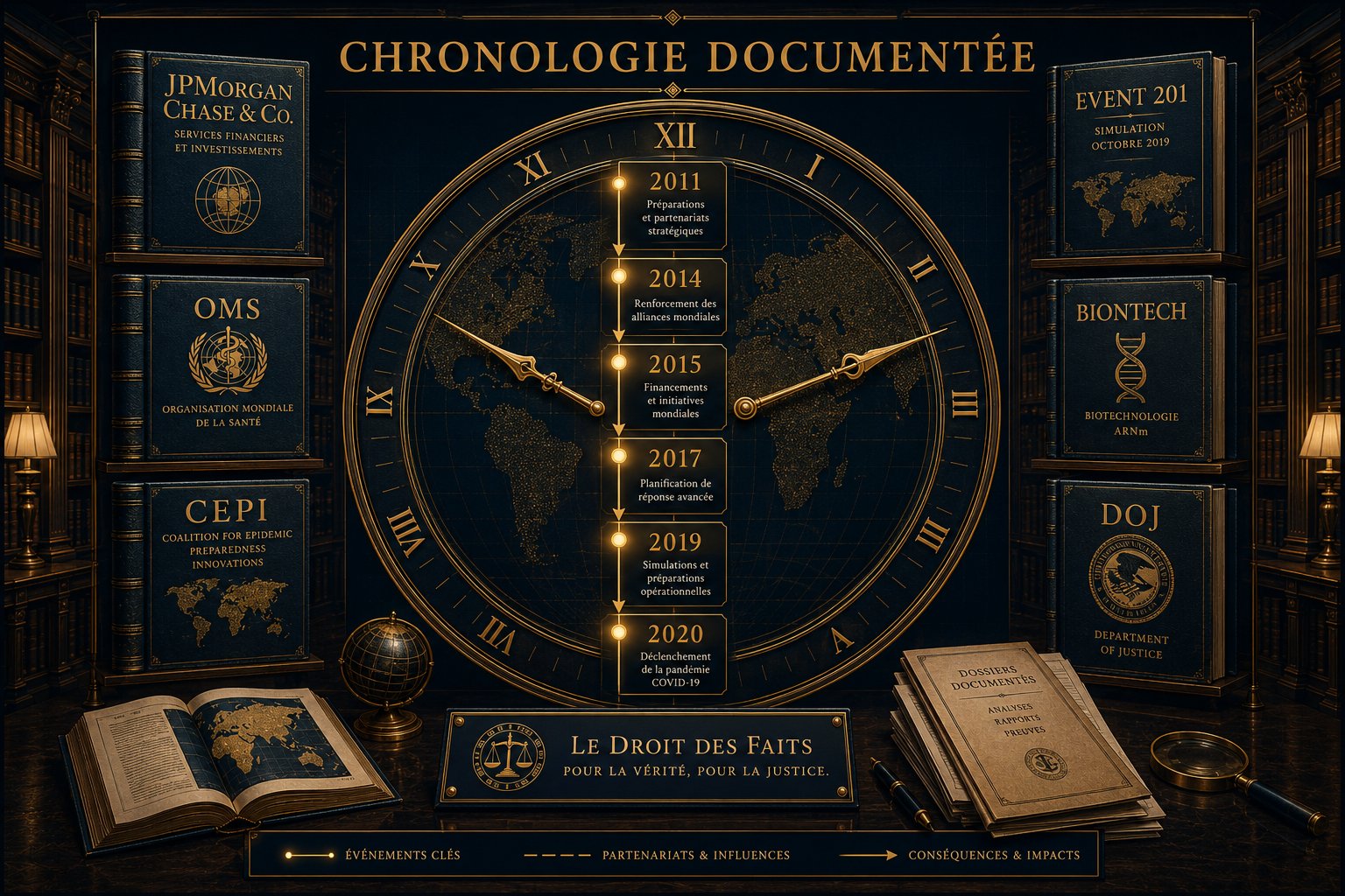 Chronologie documentée 2011-2020