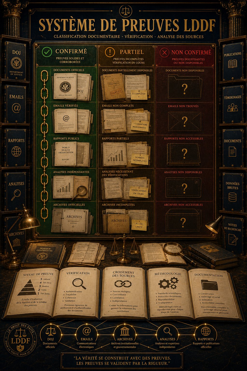 Système de classification des preuves LDDF