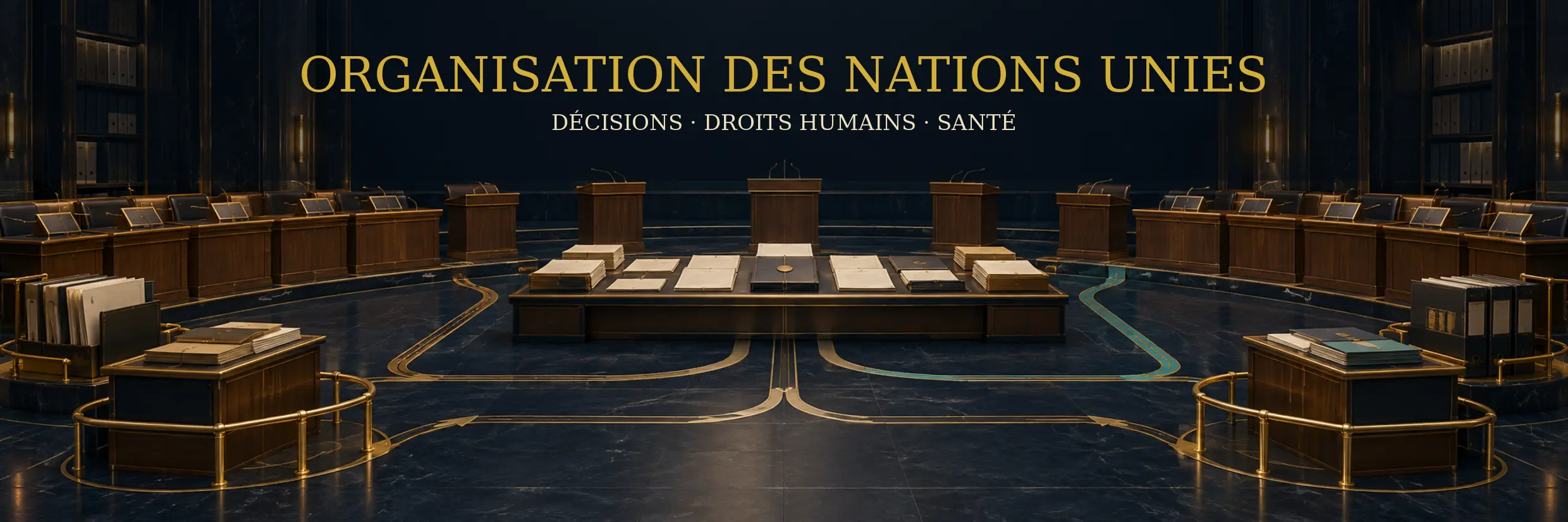 Archives de résolutions, pupitres de vote et circuits institutionnels des Nations unies