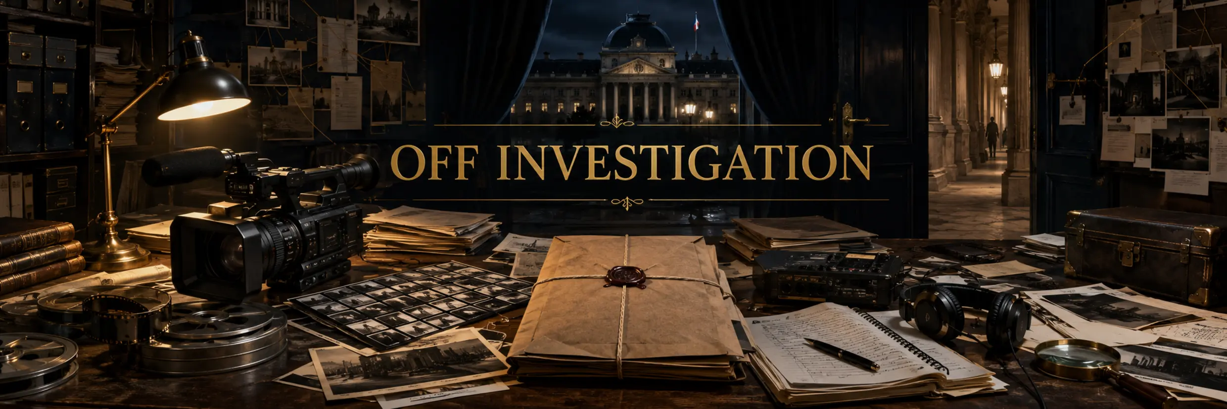 Bannière éditoriale de Off Investigation