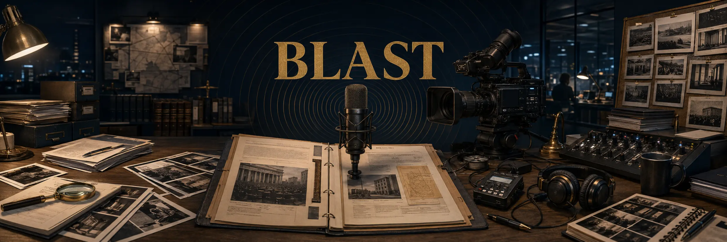 Bannière éditoriale de Blast