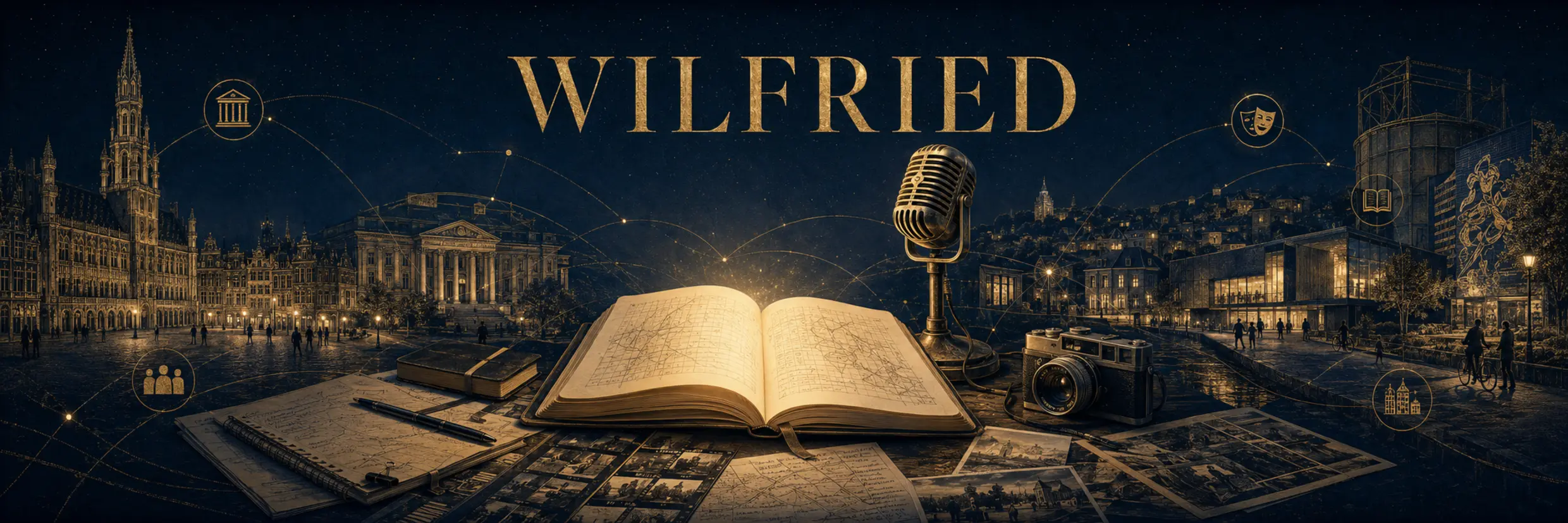 Bannière éditoriale de Wilfried