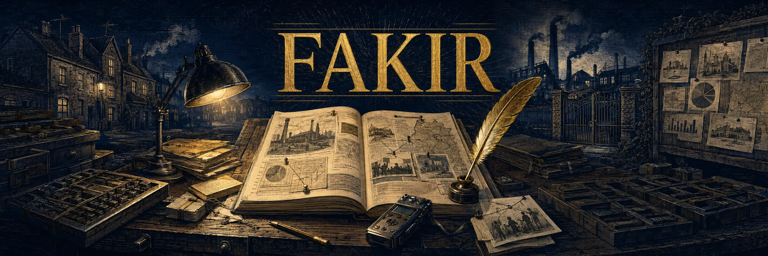 Bannière éditoriale du journal Fakir