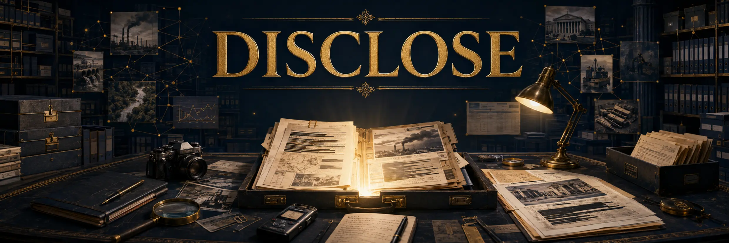 Bannière éditoriale de Disclose