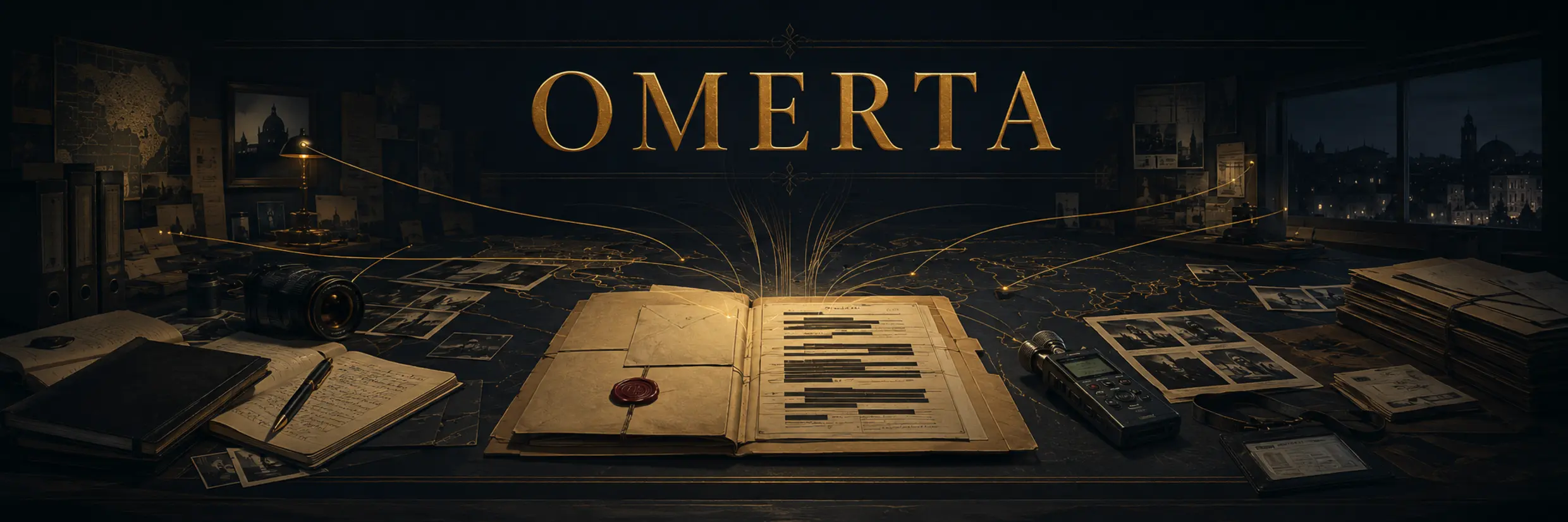 Bannière éditoriale d’Omerta