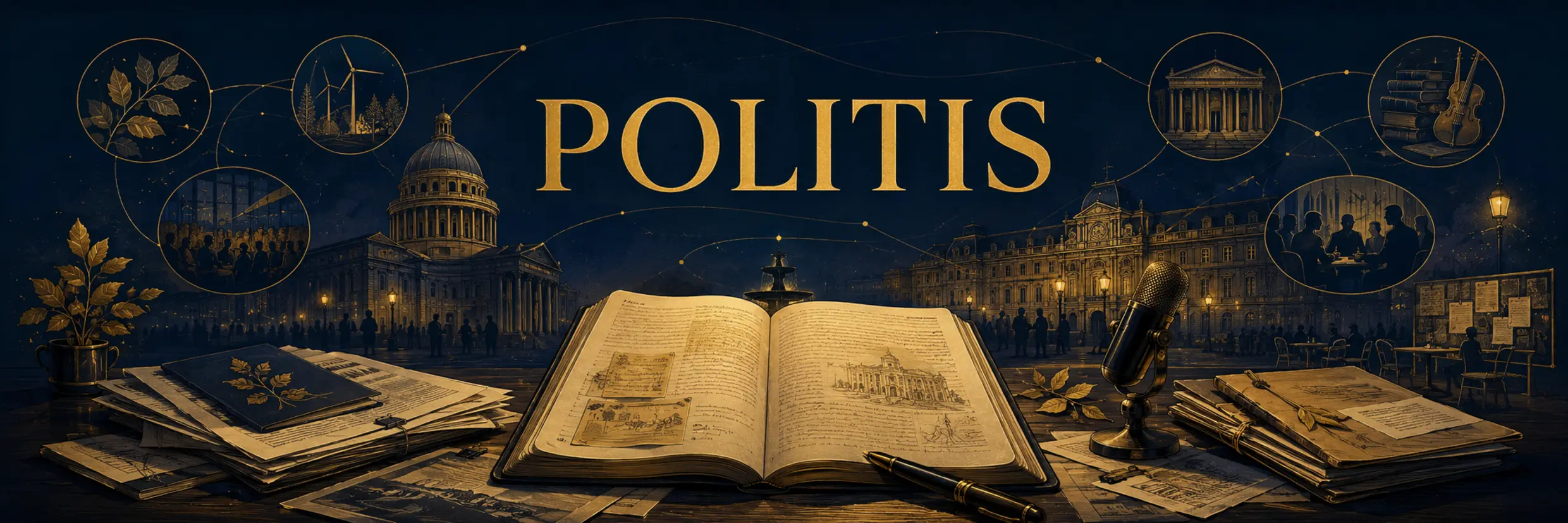 Bannière éditoriale de Politis