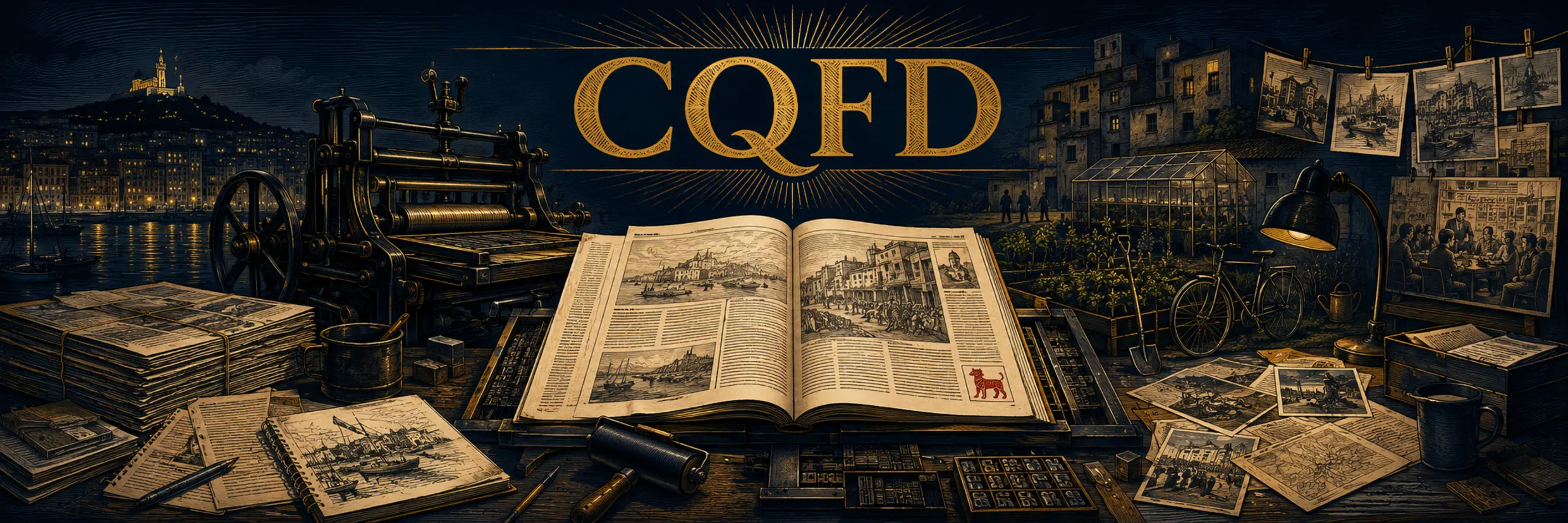 Bannière éditoriale de CQFD