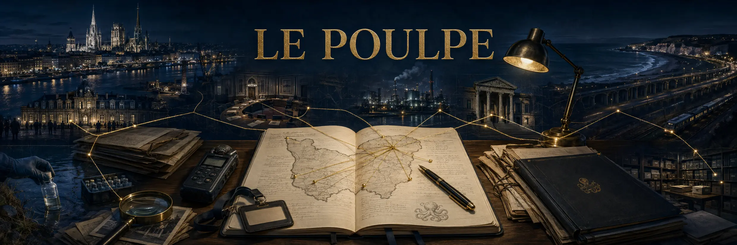 Bannière éditoriale du Poulpe