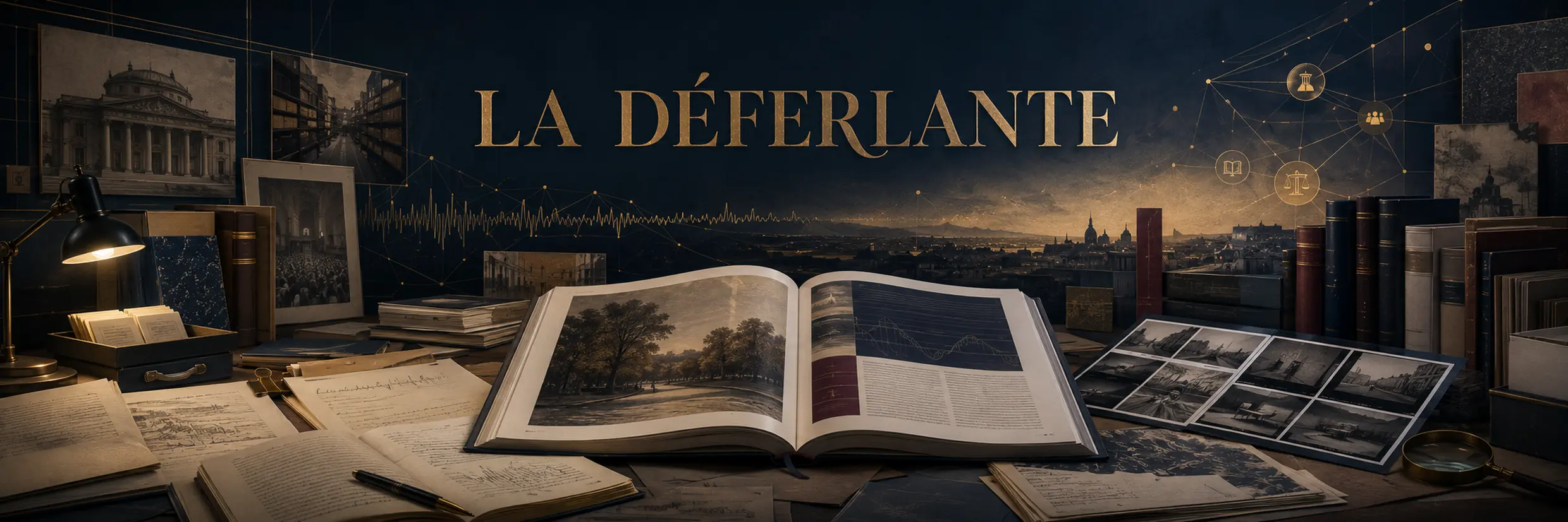Bannière éditoriale de La Déferlante
