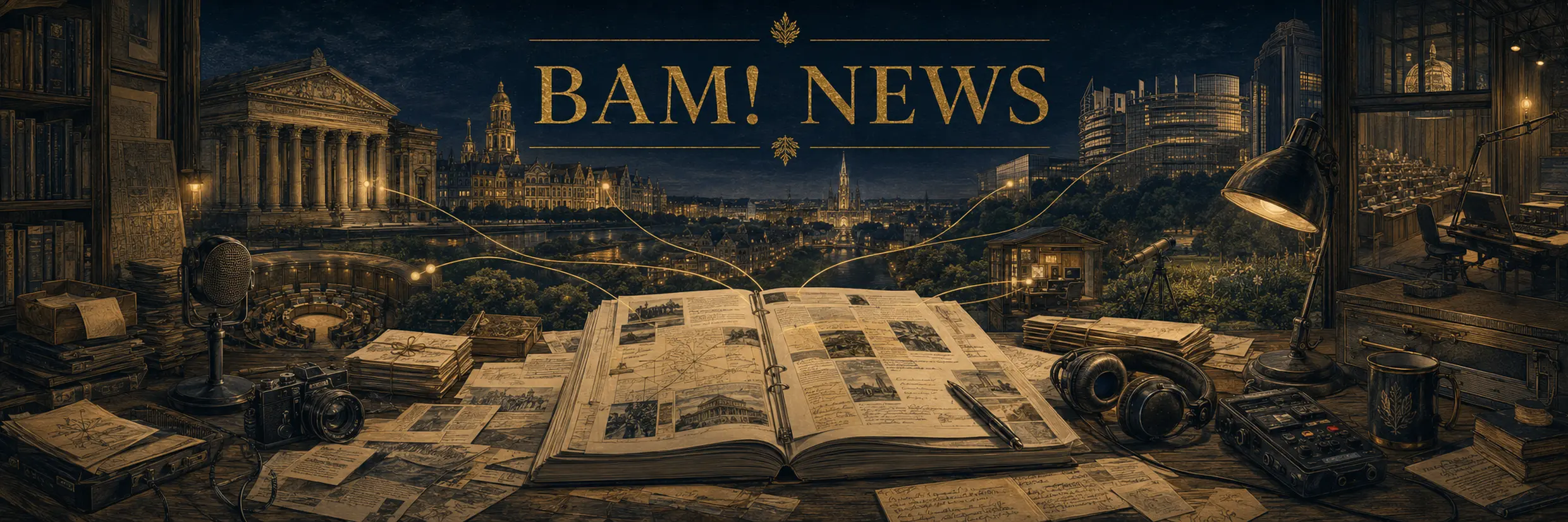 Bannière éditoriale de BAM! News