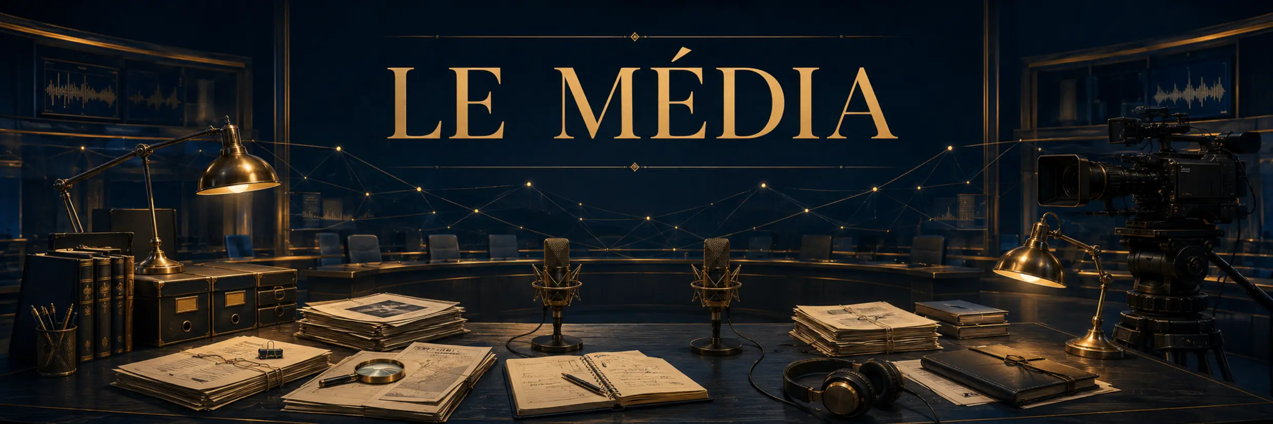 Bannière éditoriale de Le Média