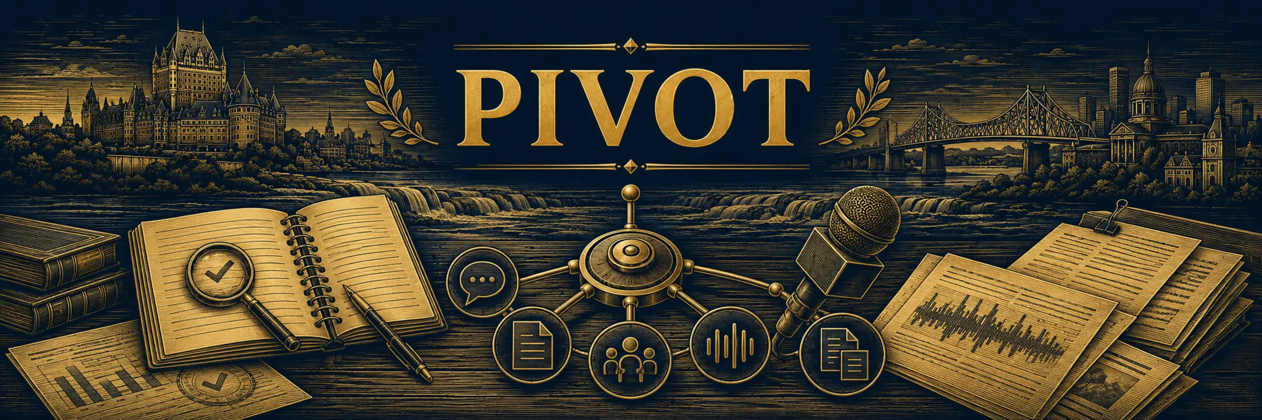 Bannière éditoriale de Pivot