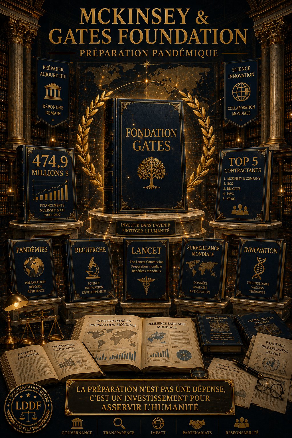 McKinsey et Gates Foundation préparation pandémique