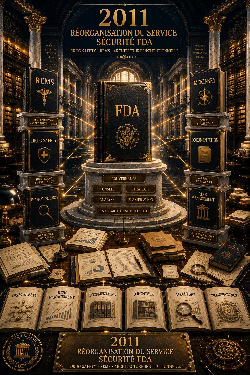 2011 réorganisation du service de sécurité FDA REMS