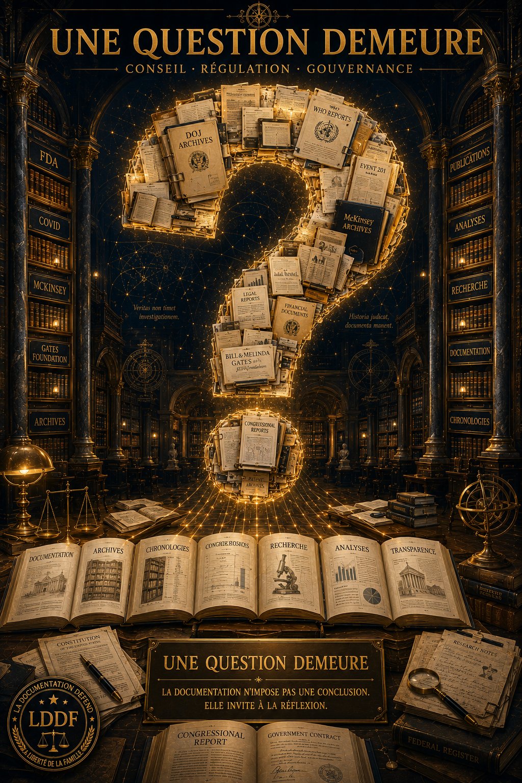 Une question demeure réflexion et archives