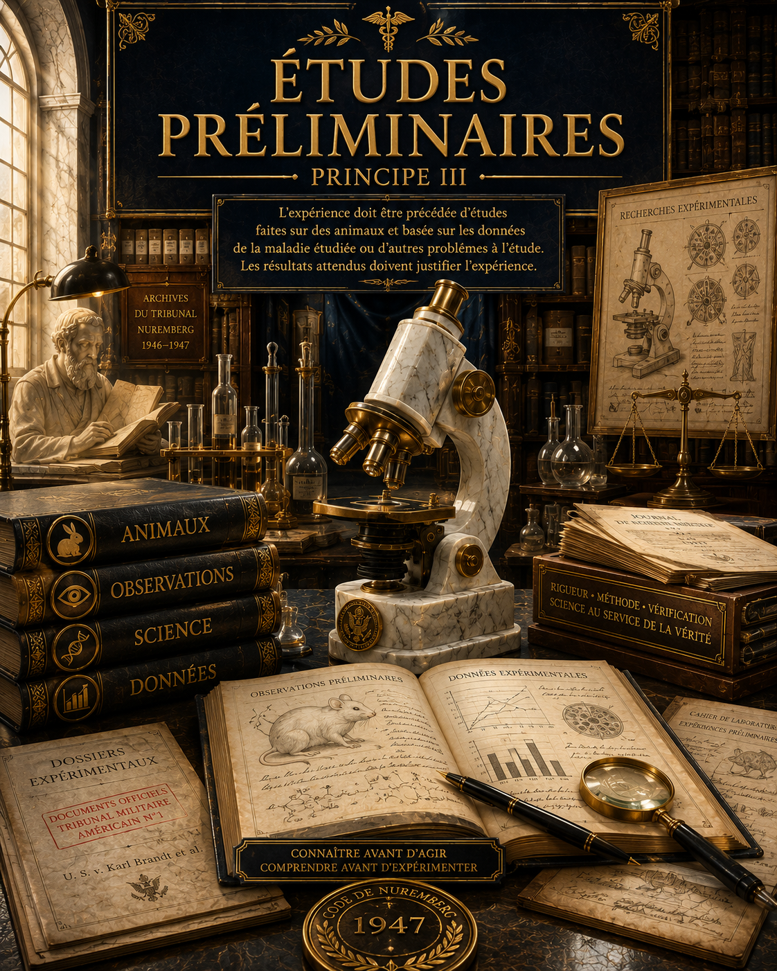 Principe III — Études préliminaires