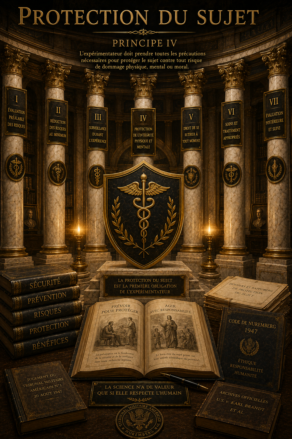 Principe IV — Protection du sujet