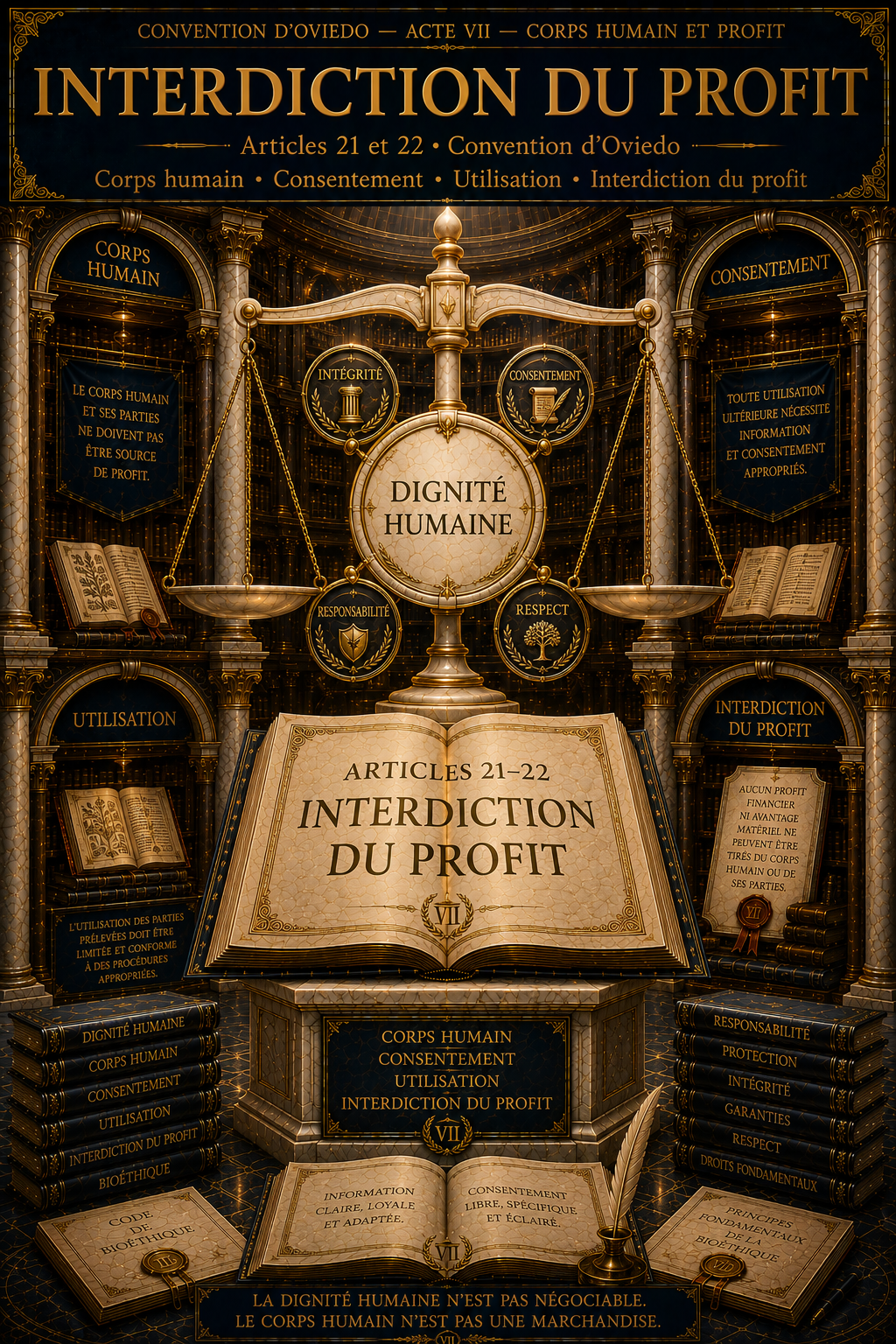 Articles 21-22 — Interdiction du profit