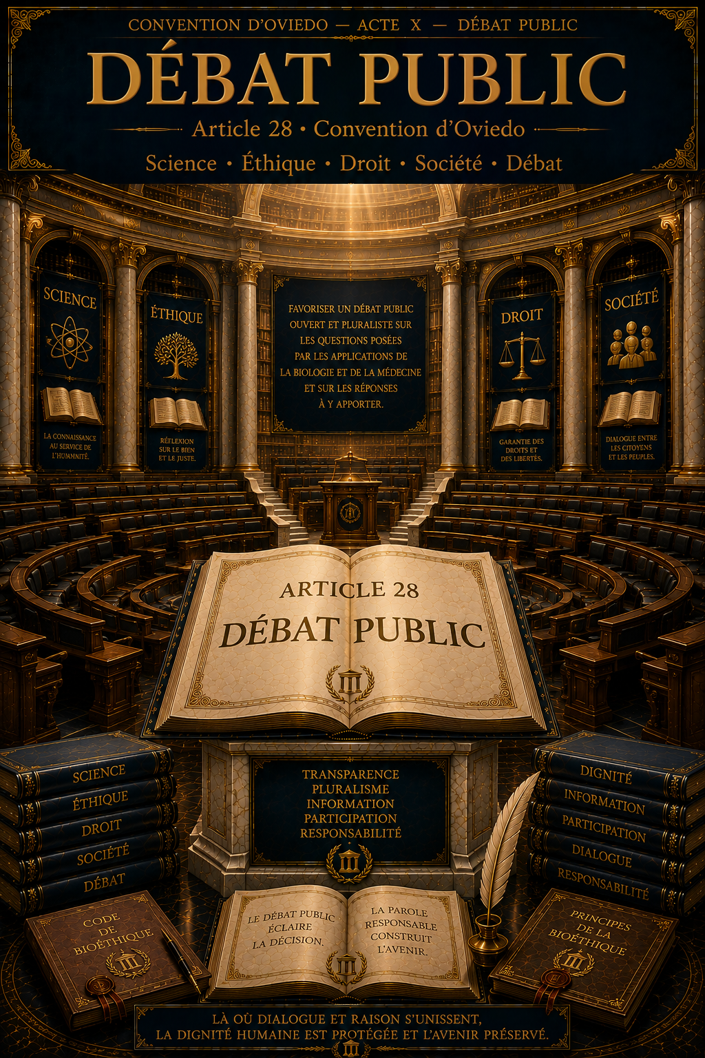 Article 28 — Débat public