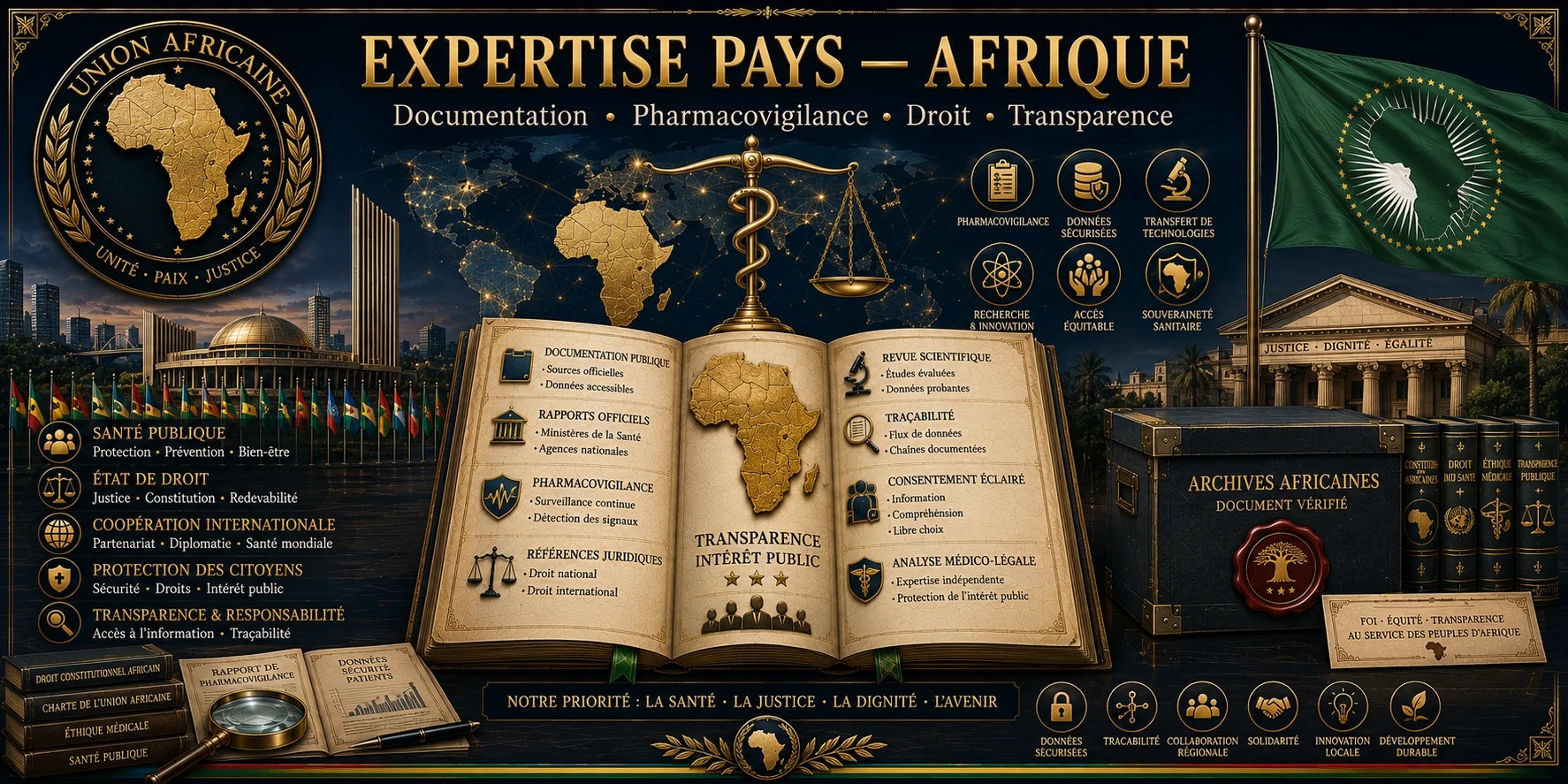 Le Droit des Faits — Afrique — souveraineté sanitaire, COVAX, Union Africaine