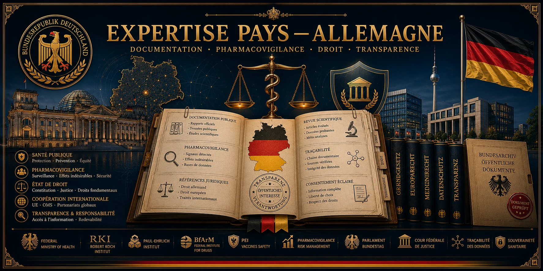 Le Droit des Faits — Allemagne — Paul-Ehrlich-Institut, autopsies Heidelberg, BKK ProVita