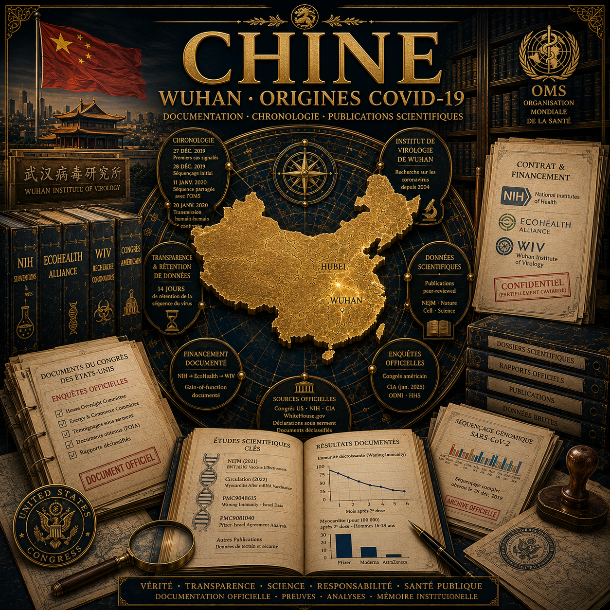 Chine Wuhan Origines COVID-19 NIH EcoHealth CIA