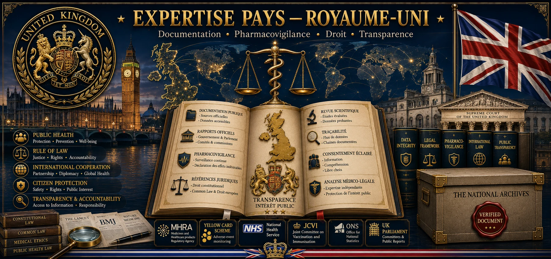 Le Droit des Faits — Royaume-Uni — le plus ancien système de pharmacovigilance au monde