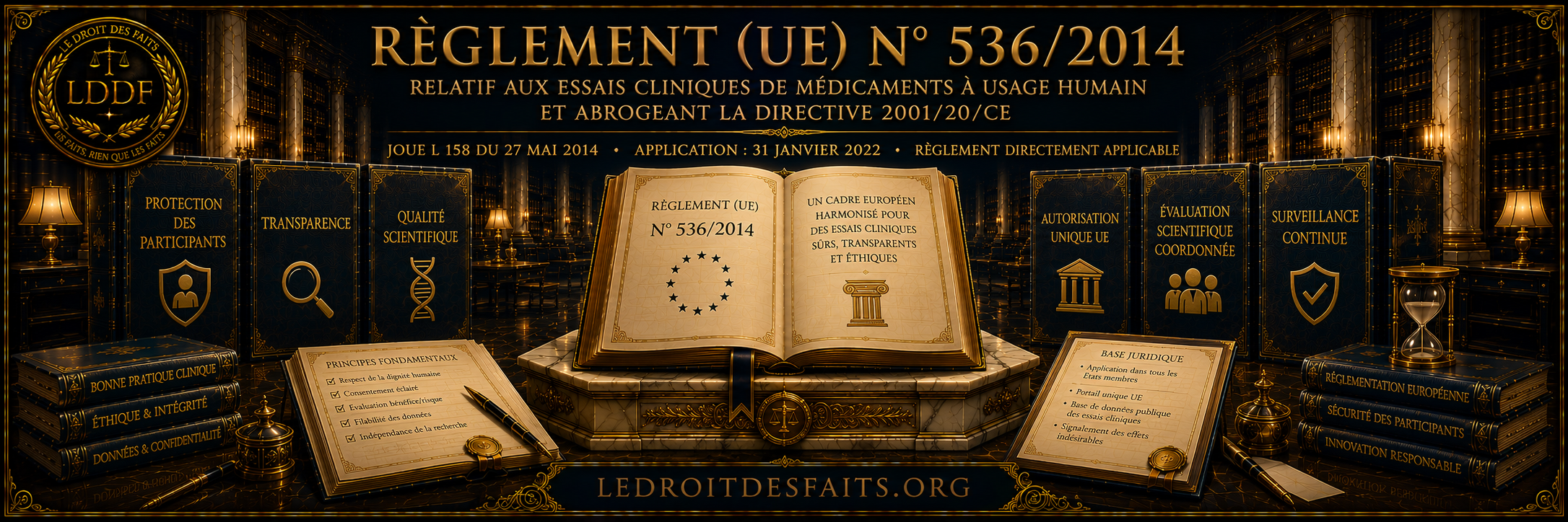Règlement UE 536/2014 — Essais cliniques