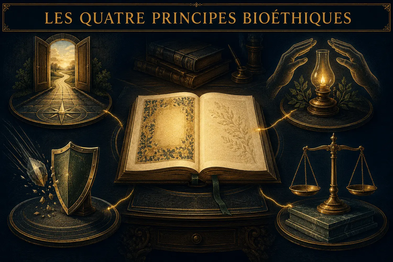 Les quatre principes de l'éthique médicale moderne